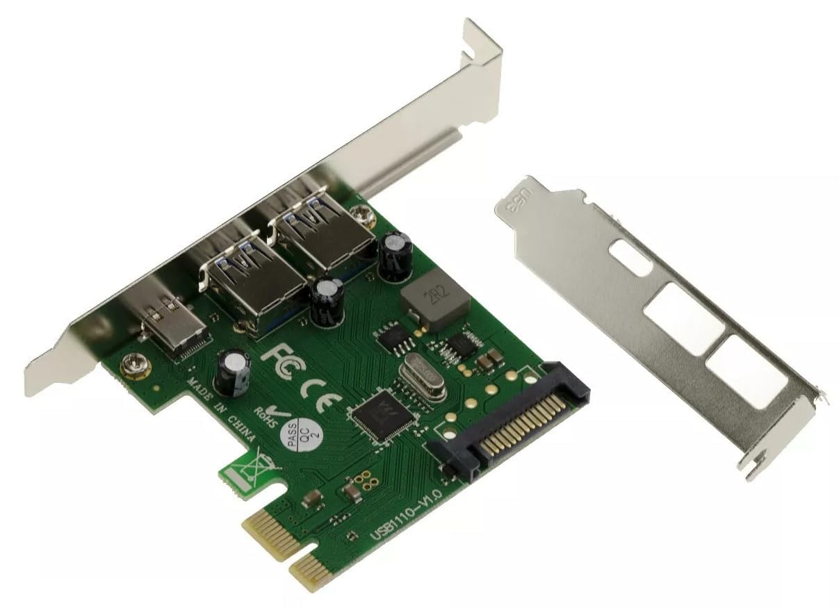 BOXNUBE 2 Port USB 3.0 + 1 Port USB Type C PCI-E Card | 2 x USB A 3.0, 1 x USB C 3.2 Ports BOXNUBE 2 Port USB 3.0 + 1 Port USB Type C PCI-E Card | 2 x USB A 3.0, 1 x USB C 3.2 Ports